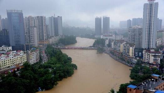 铜仁市今年第三次遭受特大洪涝灾害55万人受灾