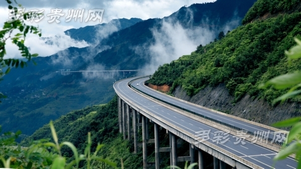 贵州高速公路桥梁掠影:厦蓉高速